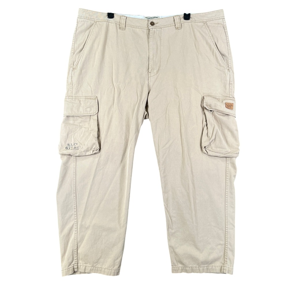Ralph Lauren Polo Jeans 1967 Military Trousers 46x29 Cargo Pant Utility Workwear